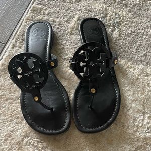 Tory Burch Black Miller Sandals